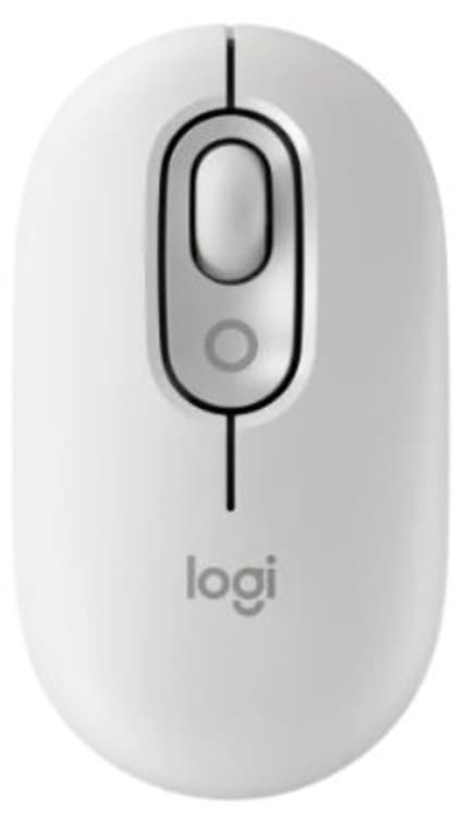 Chuột không dây Logitech POP Emoji (Trắng)