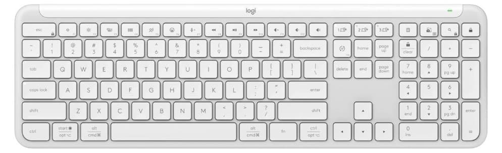 Bàn phím không dây Logitech K950 Signature Trắng