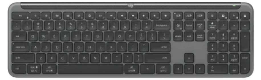 Bàn phím không dây Logitech K950 Signature Than chì (Graphite)