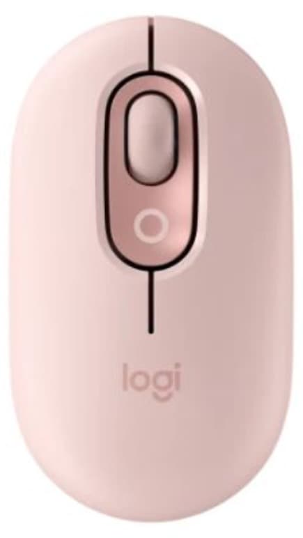 Chuột không dây Logitech POP Emoji (Hồng)