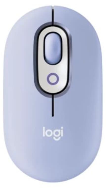 Chuột không dây Logitech POP Emoji (Tím)