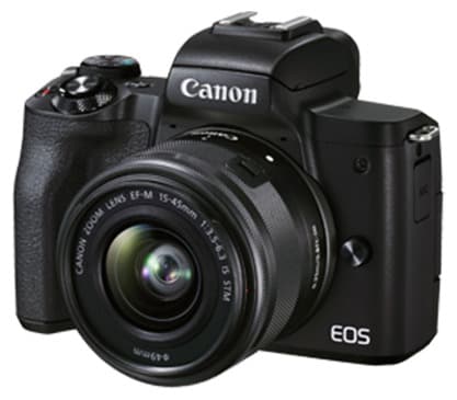 Máy ảnh KTS Canon EOS M50 Mark II kit 15-45mm IS STM – Hàng chính hãng