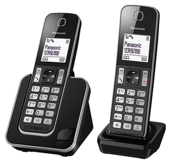 Điện thoại kéo dài Panasonic KX-TGD312- Đen