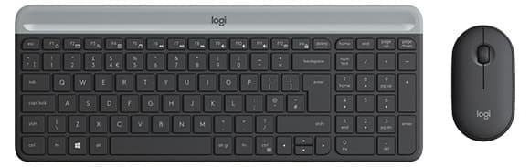 Bộ bàn phím chuột không dây Logitech MK470 Slim