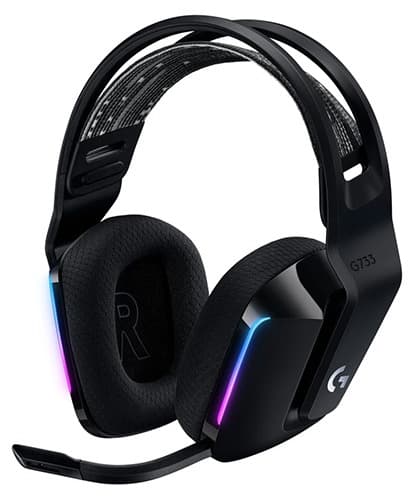 Tai nghe không dây Gaming Logitech G733 LIGHTSPEED Black