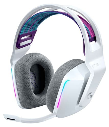 Tai nghe không dây Gaming Logitech G733 LIGHTSPEED White