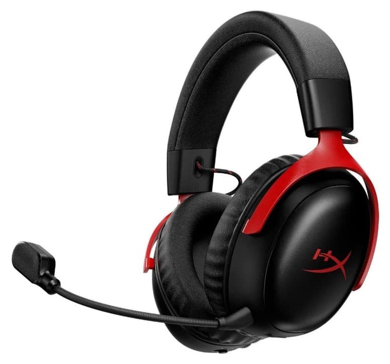 Tai nghe không dây Gaming HP HyperX CLOUD III S WIRELESS Black/Red A59Z0AA