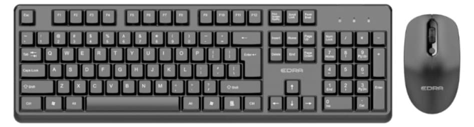 Bộ bàn phím chuột không dây E-Dra EC802W