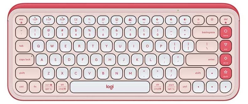 Bàn phím không dây Logitech POP Icon Keys (Hồng)