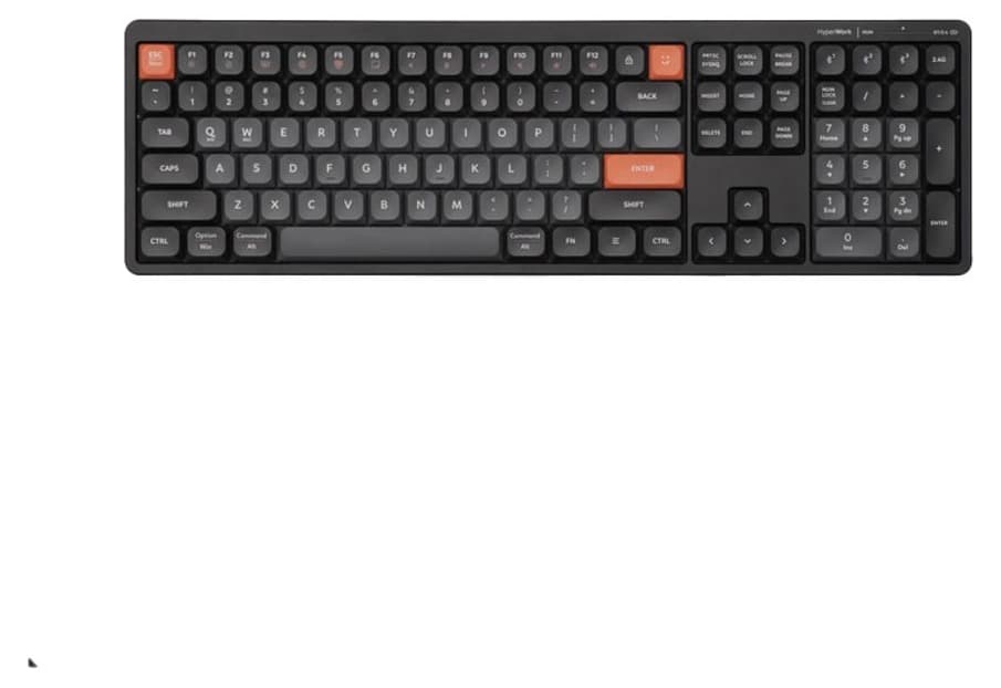 Bàn phím không dây HyperWork SilentKey HPW-TS01-BLK