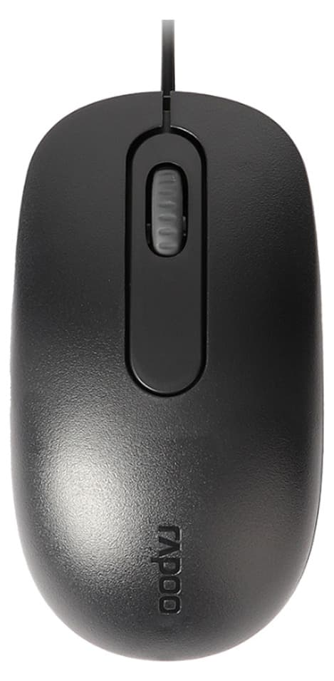Chuột có dây Rapoo N200 Silent Màu Đen