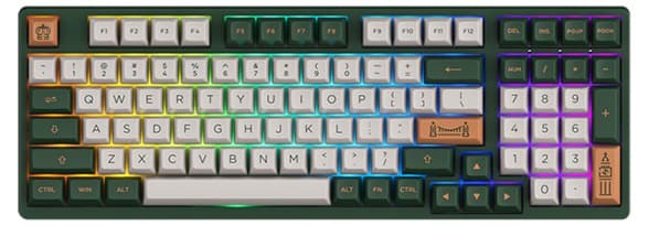 Bàn phím cơ AKKO 3098S World Tour London Akko CS Silver Switch