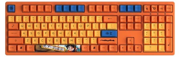 Bàn phím cơ không dây AKKO 3108 RF Dragon Ball Z – Goku — blue