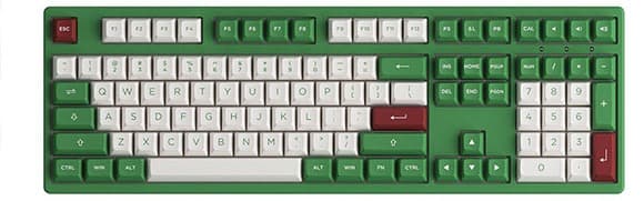 Bàn phím cơ AKKO 3108 RF Matcha Red Bean Wireless Akko V3 Cream Blue switch