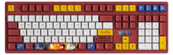 Bàn phím cơ không dây AKKO 3108 RF One Piece – Luffy Akko V3 Cream Yellow Switch