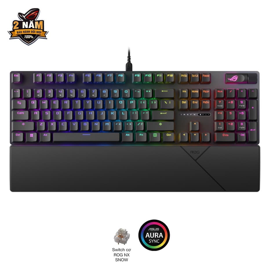 Bàn phím cơ Asus ROG Strix Scope II Switch NX Snow