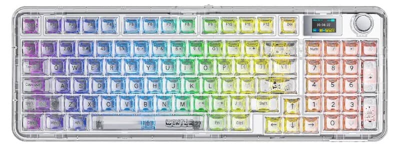 Bàn phím cơ Aula 3 MODE F-NB98 Trắng Snow Plume switch