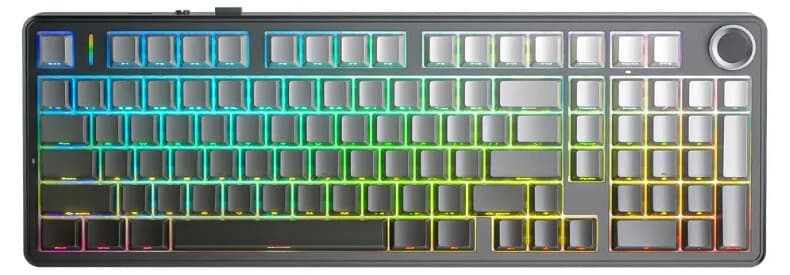 Bàn phím cơ Aula 3 MODE F99 PRO Xám + đen gradient Nimbus V3 switch