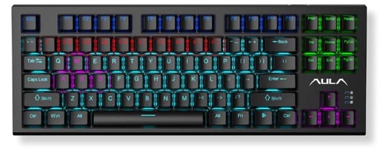 Bàn phím cơ Aula F3032 Đen Brown Switch