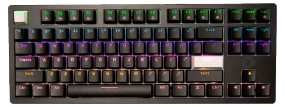 Bàn phím cơ Dareu EK87 V2 Black Red switch