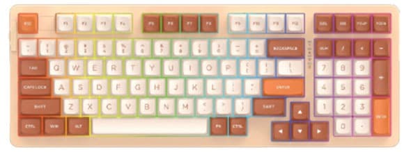 Bàn phím cơ Dareu Không dây A98 Pro-Tiramisu (FIRE-FLY (Tactile)/ LED RGB)