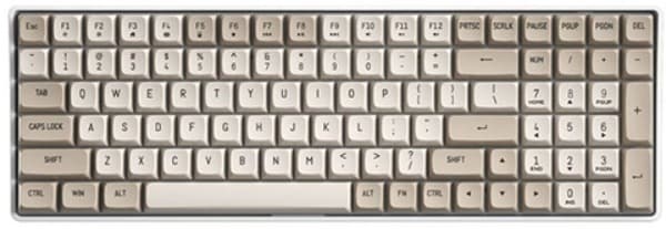 Bàn phím cơ không dây DarkFlash GD100 Milky Brown Yellow Axis switch
