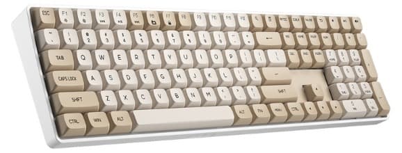 Bàn phím cơ không dây DarkFlash GD108 Milky Brown Yellow Axis switch