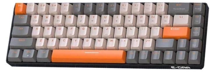 Bàn phím cơ E-Dra EK368L – Alpha Yellow Switch