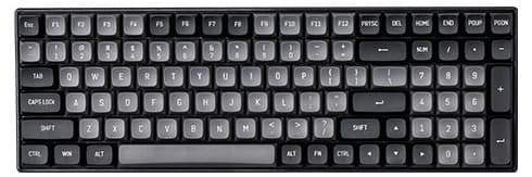 Bàn phím cơ E-DRA EK396W V2 3 Mode Wireless Gateron Blue switch