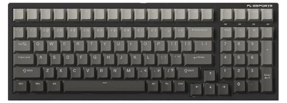 Bàn phím cơ FL-Esports FL100 CPM Gradient Ink Wireless FLCMMK Ice Violet switch