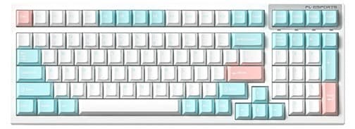 Bàn phím cơ FL-Esports FL100CPM Marshmallow Wireless FLCMMK Ice Blue switch