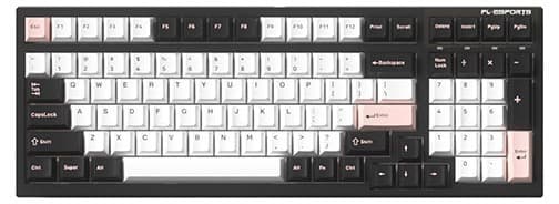 Bàn phím cơ FL-Esports FL100CPM White Olivia Wireless FLCMMK Ice Blue switch
