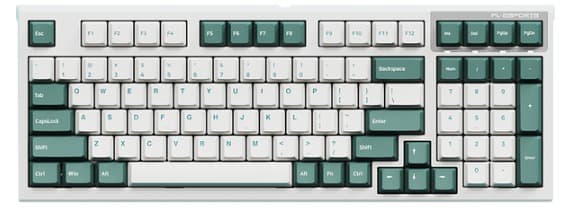 Bàn phím cơ FL-Esports FL980 CPS Aqua Green Kailh Box Red switch