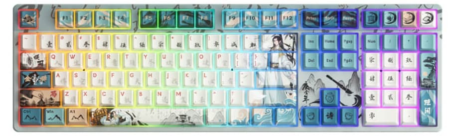 Bàn phím cơ không dây AKKO 5108 SE Joy of Life Piano Pro