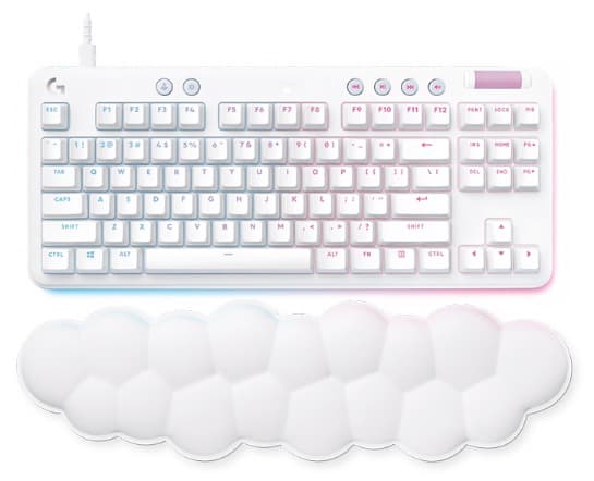 Bàn phím cơ Logitech G713 RGB TKL OFF WHITE TACTILE