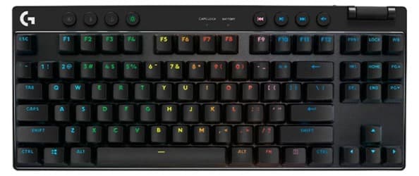 Bàn phím cơ Logitech G Pro X TKL LightSpeed Wireless Tactile switch Black _ 920-01213