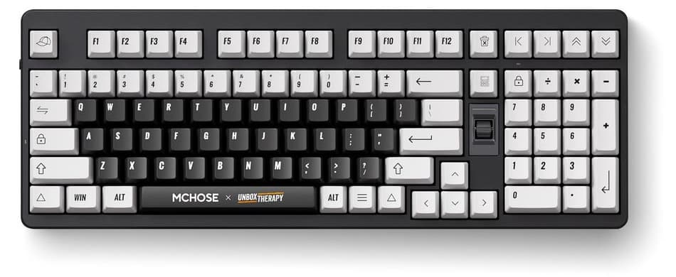 Bàn phím cơ MCHOSE x Unbox Therapy UT98 Classic Therapy Silent Peach V3 Switch