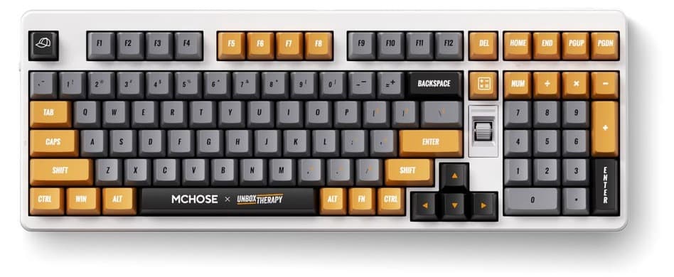 Bàn phím cơ MCHOSE x Unbox Therapy UT98 Retro Therapy Silent Peach V3 Switch