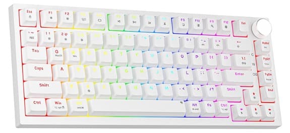 Bàn phím cơ Newmen GM326 White Blue switch