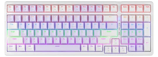 Bàn phím cơ Newmen GM328 Purple White Blue switch