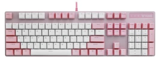 Bàn phím cơ Rapoo V500 Pro Pink White (Black Switch)