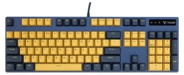 Bàn phím cơ Rapoo V500 Pro Yellow Blue (Black Switch)
