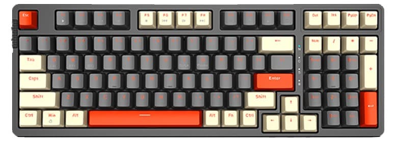 Bàn phím Gaming không dây E-Dra EK398L Beta Brown switch